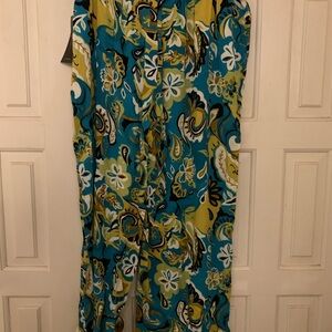 Elegant Paisley Wide Leg pants